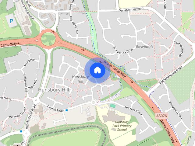 Apartment for rent in Hunsbury Hill, Far Cotton