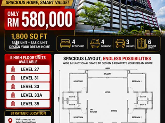 Condominium for sale in Country Heights Damansara, Kuala Lumpur