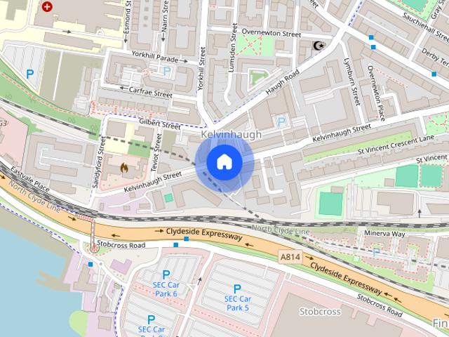 Studio for rent in Stobcross, Glasgow