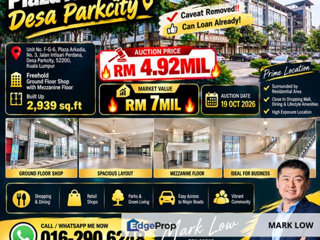 Shop for sale in Desa ParkCity, Kuala Lumpur