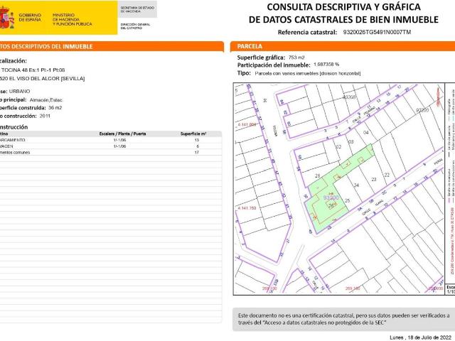 Garaje en venta en El Viso Del Alcor, Andalucía