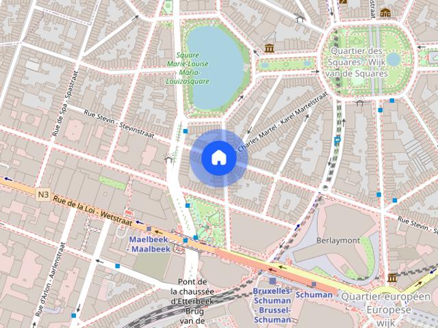 Appartement location à Brussel, Bruxelles