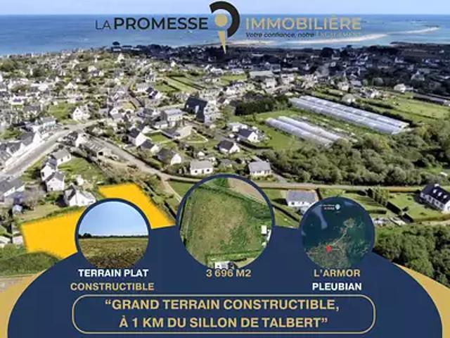 Terrain vente à Lannion, Bretagne