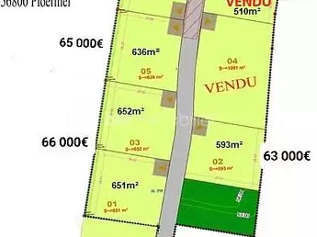 Terrain vente à Pontivy, Bretagne