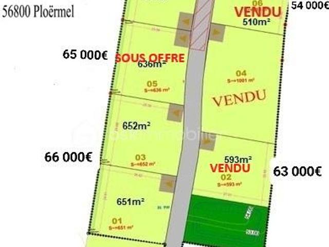 Terrain vente à Pontivy, Bretagne
