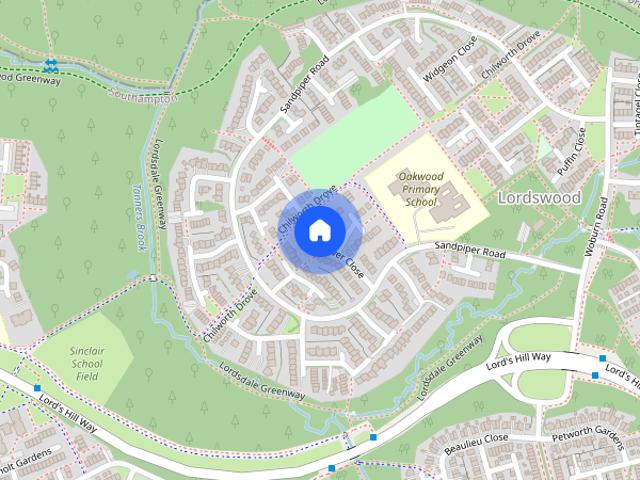 House for rent in Lordswood, Southampton