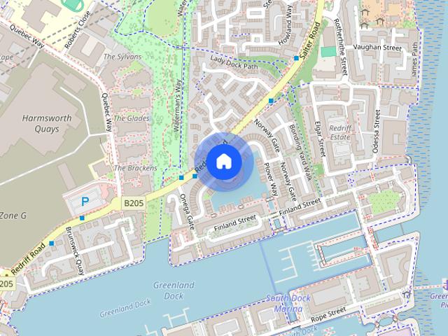 Apartment for rent in Rotherhithe, Greater London