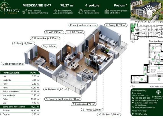 Mieszkanie na sprzedaż w Olsztyn, Warmińsko-mazurskie