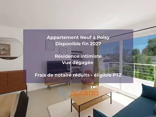 Appartement vente à Annecy, Poisy