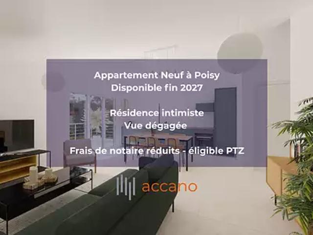 Appartement vente à Annecy, Poisy