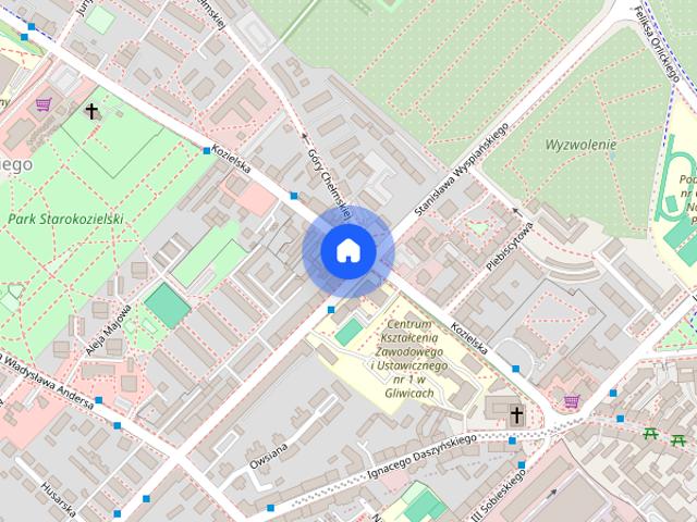Pokój do wynajęcia w Wojska Polskiego, Gliwice