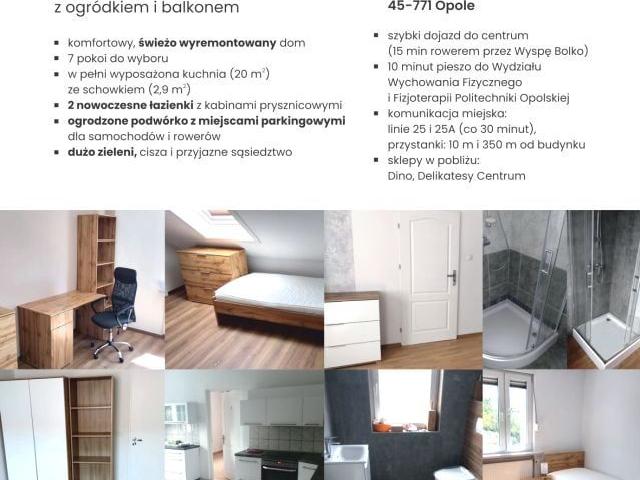 Pokój do wynajęcia w Opole, Opolskie