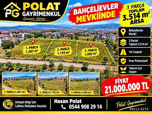 Bahçebaşı, Develi içerisinde satılık Arsa