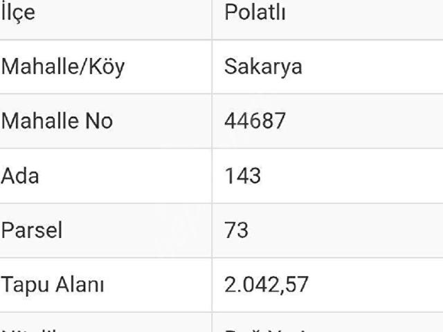 Polatli, Ankara içerisinde satılık Arsa