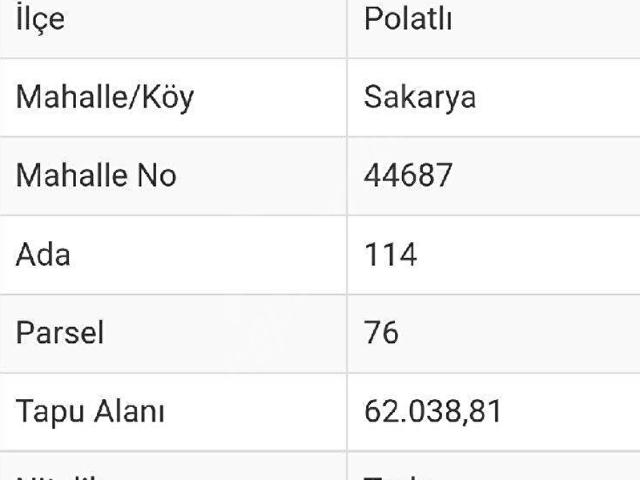 Polatli, Ankara içerisinde satılık Arsa