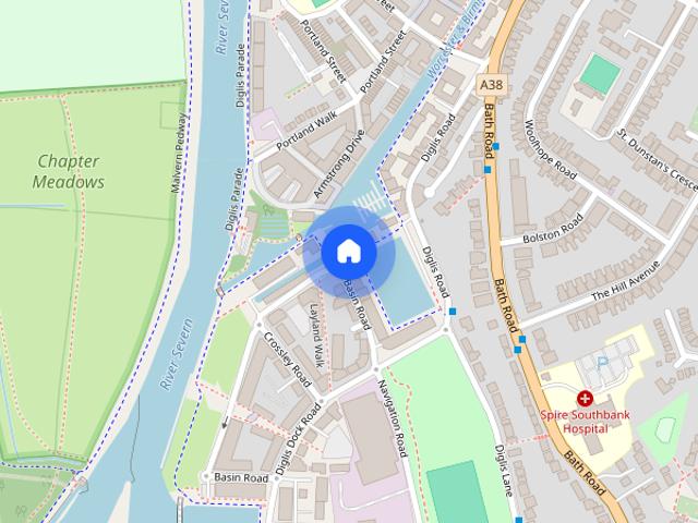 Apartment for rent in Diglis, Worcestershire