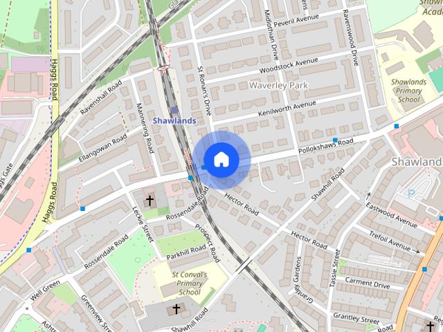 Apartment for rent in Shawmoss, Shawlands