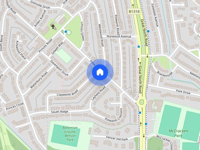 House for rent in North Gosforth, Newcastle Upon Tyne