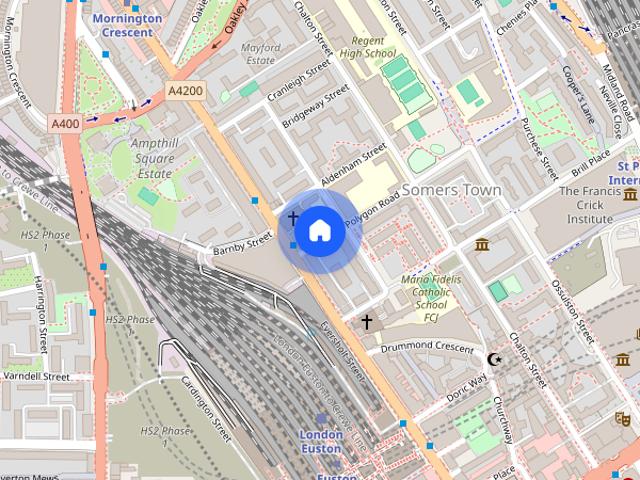 House for rent in Somers Town, Greater London