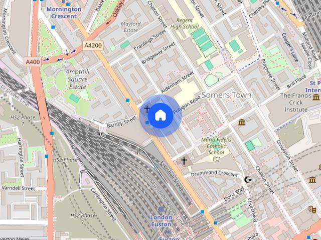 Apartment for rent in Somers Town, Greater London