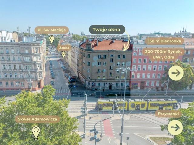 Mieszkanie na sprzedaż w Nadodrze, Wrocław