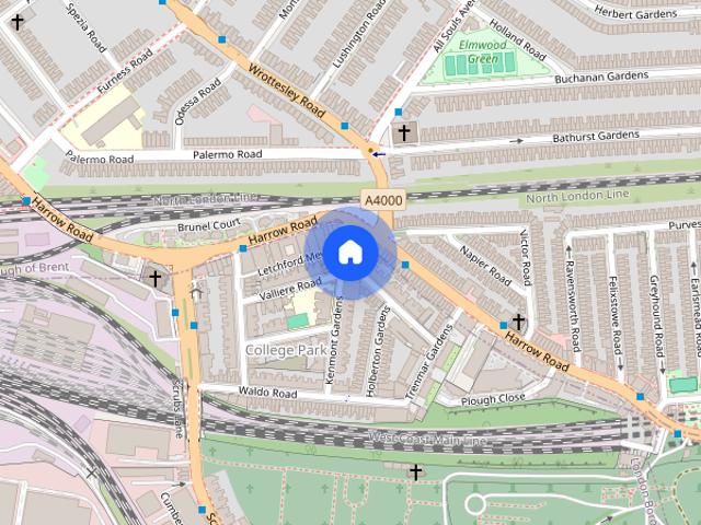 Apartment for rent in College Park, Greater London