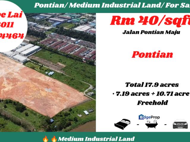 Warehouse for sale in Pontian, Johor
