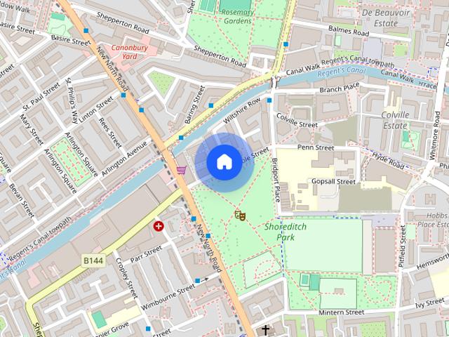 Apartment for rent in Hoxton, De Beauvoir Town