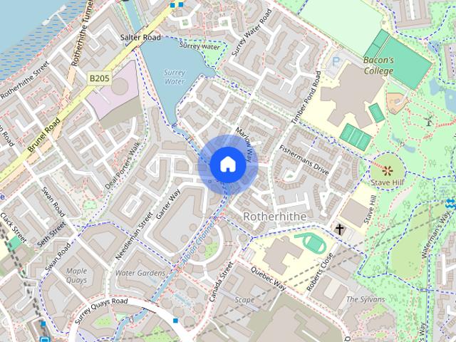 Apartment for rent in Rotherhithe, Greater London