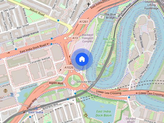 Apartment for rent in Blackwall, Greater London