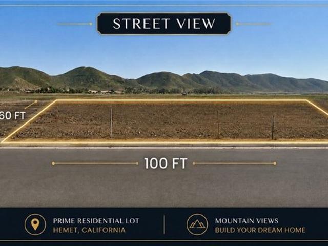 Land for sale in Hemet, California