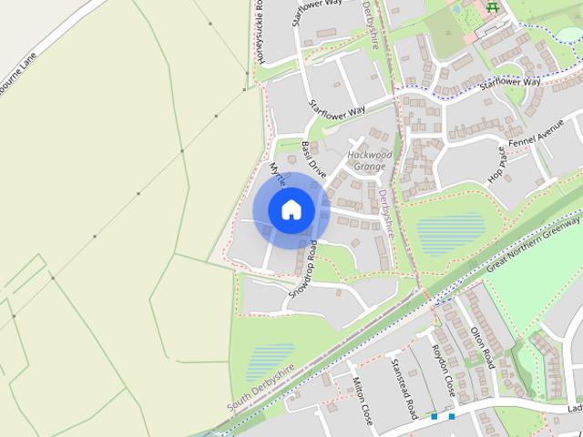 House for rent in Radbourne CP, South Derbyshire