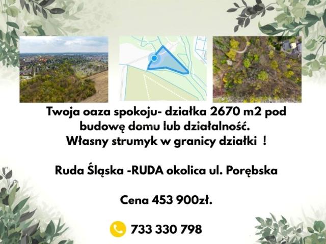 Grunt na sprzedaż w Ruda Śląska, Śląskie