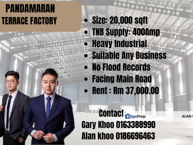 Warehouse for rent in Port Klang, Selangor
