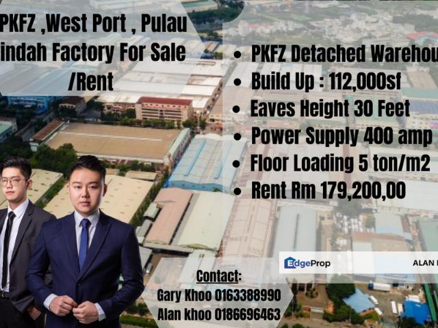 Warehouse for rent in Port Klang, Selangor