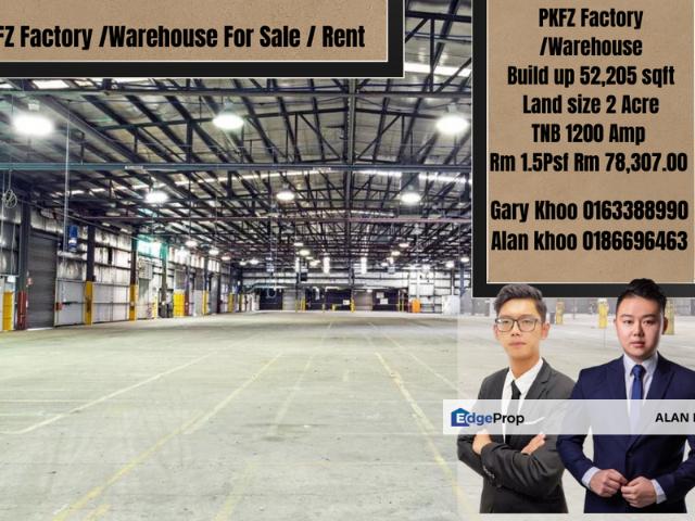 Warehouse for rent in Port Klang, Selangor