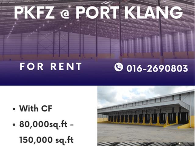 Warehouse for rent in Port Klang, Selangor