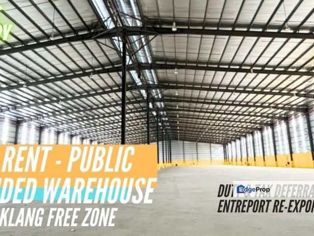 Warehouse for rent in Port Klang, Selangor