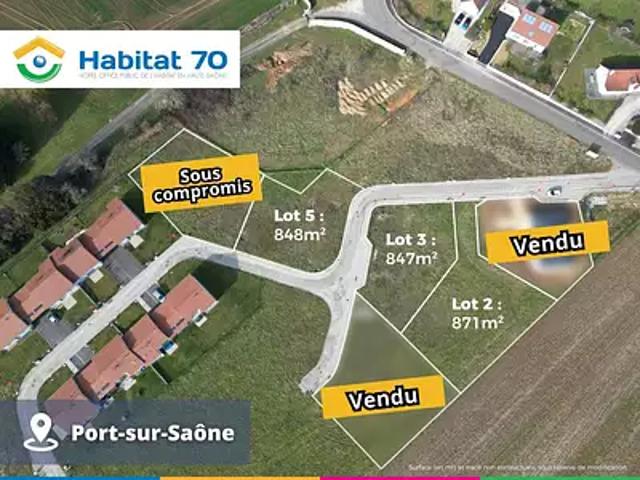 Terrain vente à Vesoul, Port-sur-saône