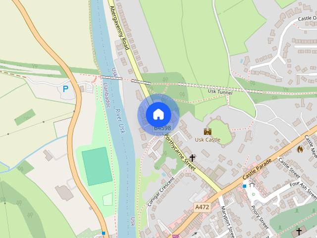 House for rent in Llanbadoc, Wales