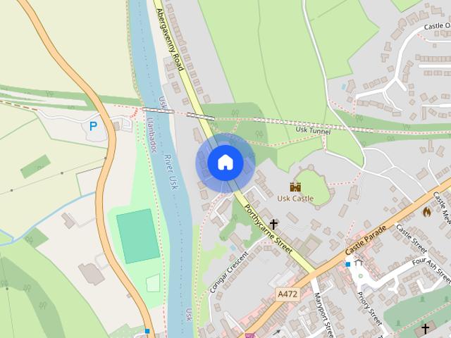 Apartment for rent in Llanbadoc, Wales