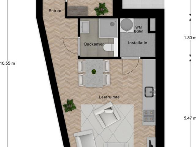 Appartement te huur in Bergeijk, Noord Brabant