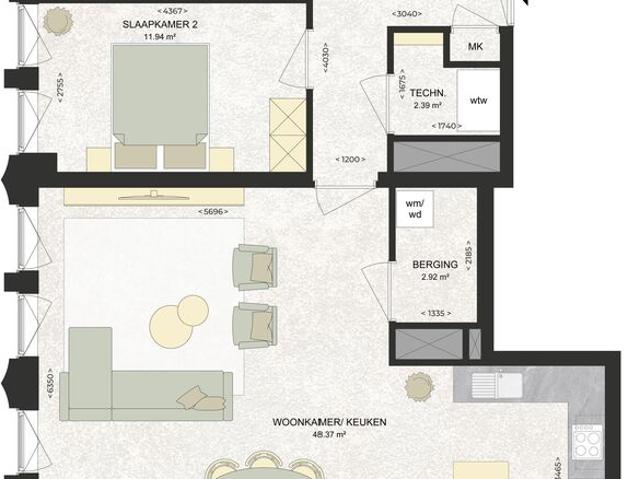 Appartement te huur in Haarlem, Noord Holland