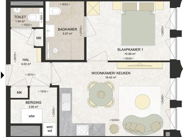 Appartement te huur in Haarlem, Noord Holland