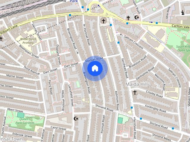 Apartment for rent in Kensal Town, Greater London