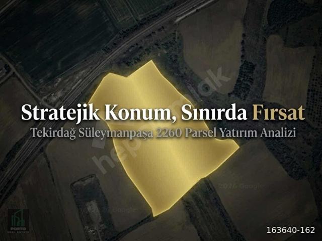 Tekirdağ, Süleymanpaşa içerisinde satılık Arsa