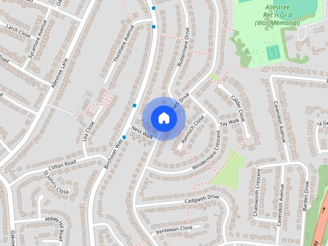 House for rent in Allestree, East Midlands