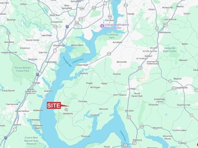 Land for sale in Nanjemoy, Maryland