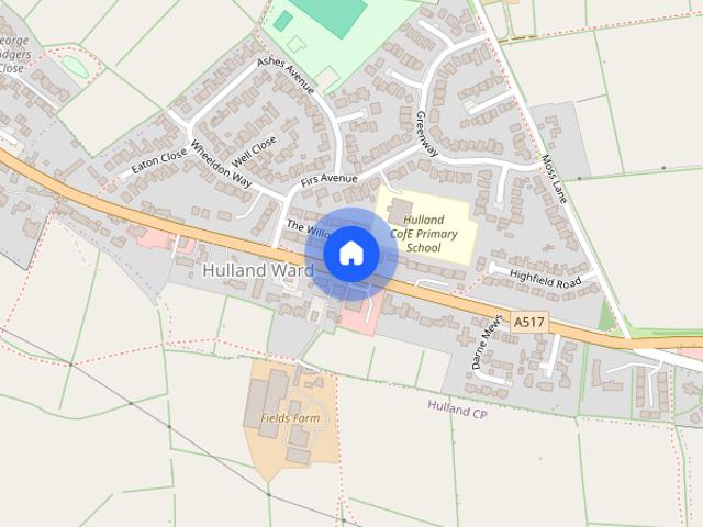House for rent in Hulland, Derbyshire Dales