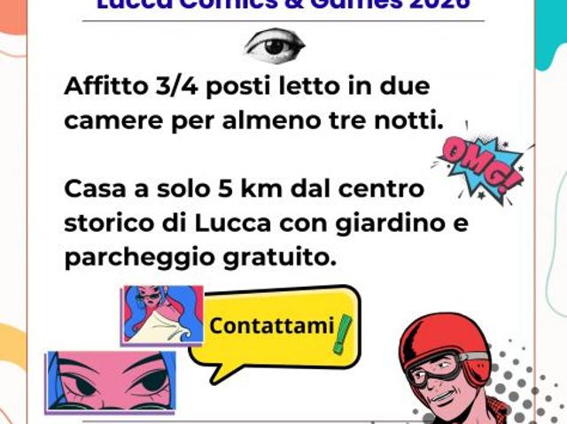 Stanza in affitto a Lucca